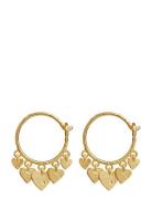 Zusa Earrings Accessories Jewellery Earrings Hoops Gold Maanesten