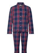 Flannel Pj Set Shirt And Pants Gb Pyjamas Navy GANT