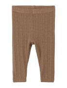 Nbfnaima Wool Leggings Lil Bottoms Leggings Brown Lil'Atelier