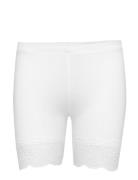 Matilda Biker Shorts Lingerie Shapewear Bottoms White Cream