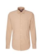 Casual New Kent Tops Shirts Business Beige Seidensticker