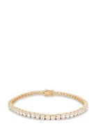 Goldplated Tennis Bracelet Accessories Jewellery Bracelets Chain Brace...