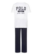 Sl-Sleepwear Pyjamas Sett Navy Polo Ralph Lauren