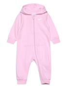 Nike Baby Essentials Hooded Coverall Langermet Bodysuit Pink Nike