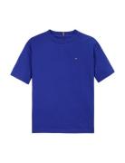 Essential Tee Ss Tops T-shirts Short-sleeved Blue Tommy Hilfiger