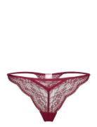 Isabelle String Tr Stringtruse Undertøy Burgundy Hunkemöller