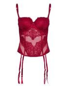 Charlotta Bustier Lingerie Bras & Tops Wired Bras Red Hunkemöller