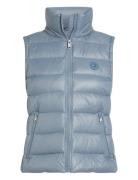 Lw Down Feminine Gloss Vest Vests Padded Vests Blue Tommy Hilfiger