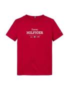 Monotype 1985 Reg Tee Ss Tops T-shirts Short-sleeved Red Tommy Hilfige...