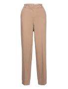 Slfrita Mw Wide Pant Camel Mlg B Bottoms Trousers Suitpants Beige Sele...