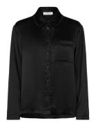 Rhjackie Shirt Tops Shirts Long-sleeved Black Rosemunde