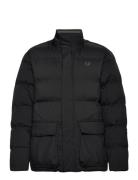 Padded Pocket Detail Jkt Fôret Jakke Black Fred Perry