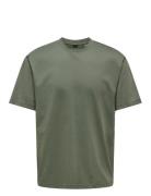 Onsfred Life Rlx Ss Tee Noos Tops T-shirts Short-sleeved Green ONLY & ...