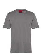 Dozy Tops T-shirts Short-sleeved Grey HUGO