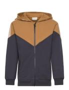 Cardigan Ls Tops Sweat-shirts & Hoodies Hoodies Navy Minymo