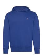 Reg Emb Original Shield Hood Tops Sweat-shirts & Hoodies Hoodies Blue ...