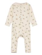 Nbnlavo Emo Ls Slim Suit Lil Pyjamas Sie Jumpsuit Cream Lil'Atelier