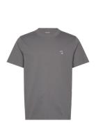 Anf Mens Knits Tops T-shirts Short-sleeved Grey Abercrombie & Fitch