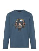 Lwtano 708 - T-Shirt L/S Tops T-shirts Long-sleeved T-shirts Navy LEGO...