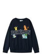 Nkmday Pokemon Nreg Sweat Bru Noos Sky Tops Sweat-shirts & Hoodies Swe...