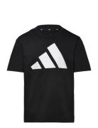 J Bl Tee 160 Tops T-shirts Short-sleeved Black Adidas Sportswear