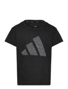 Jg Bl Win Tee Sport T-shirts Short-sleeved Black Adidas Sportswear