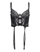 Selina Ud Bustier Lingerie Bras & Tops Wired Bras Black Hunkemöller