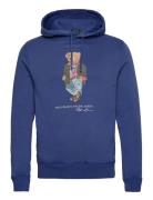 Polo Bear Garment-Dyed Fleece Hoodie Tops Sweat-shirts & Hoodies Hoodi...