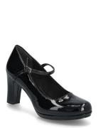 Women Slip-On Shoes Heels Pumps Classic Black Tamaris