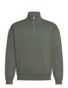 Durty244 Tops Knitwear Half Zip Jumpers Green HUGO