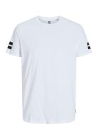 Jcoboro Tee Ss Crew Neck Noos Tops T-shirts Short-sleeved White Jack &...