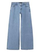 Nlfkizza Dnm Lw Wide Pant Noos Bottoms Jeans Wide Jeans Blue LMTD