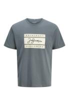 Jorfrederiksberg Boxscript Tee Ss Sn Jnr Tops T-shirts Short-sleeved B...