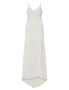 Yasmira Strap Train Dress - Celeb Maxikjole Festkjole White YAS