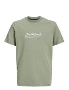 Jjbeau Tee Ss Crew Neck Jnr Tops T-shirts Short-sleeved Green Jack & J...