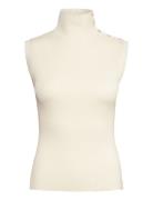 Fermesa Vests Knitted Vests Cream BOSS