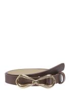 Kogfine Bow Jeans Belt Acc Belte Brown Kids Only