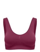 Onpmira-2 Seam Bra Noos Sport Bras & Tops Sports Bras - All Burgundy O...