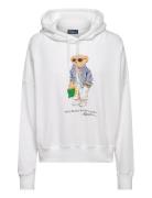 Polo Bear Fleece Hoodie Tops Sweat-shirts & Hoodies Hoodies White Polo...