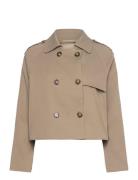 Cc Heart Alicia Short Trenchcoat Trench Coat Kåpe Beige Coster Copenha...