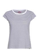 Organic Jersey Stripe Teasy Tee Fav Tops T-shirts & Tops Short-sleeved...