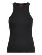 The Plain Tank Tops T-shirts & Tops Sleeveless Black HUGO