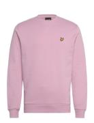 Crew Neck Sweatshirt Tops Sweat-shirts & Hoodies Sweat-shirts Pink Lyl...