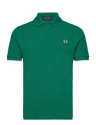 The Fred Perry Shirt Tops Polos Short-sleeved Green Fred Perry