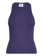 Signified Rib Tank Sport T-shirts & Tops Sleeveless Purple Casall