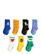 Seagull 7-Pack Socks Socks & Tights Socks Multi/patterned Mini Rodini