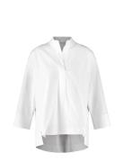 Blouse 3/4 Sleeve Tops Blouses Long-sleeved White Gerry Weber