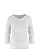 T-Shirt 3/4 Sleeve Tops T-shirts & Tops Long-sleeved White Gerry Weber