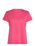 Soft Texture Tee Sport T-shirts & Tops Short-sleeved Pink Casall