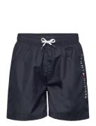 Medium Drawstring Badeshorts Navy Tommy Hilfiger